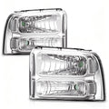 PIT66 Headlights Assembly Fit 2005-2007 Ford F250 F350 F450 F550 Super Duty
