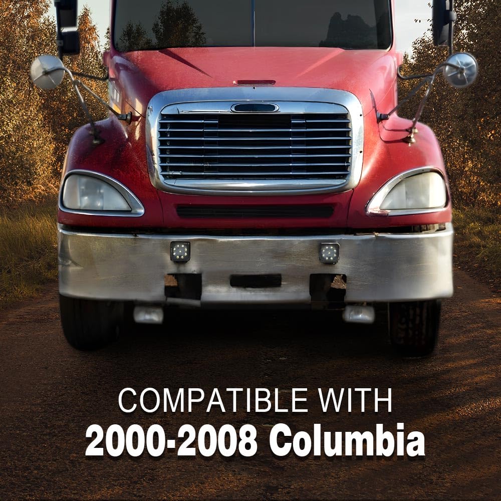 PIT66 Front Bumper Grille Fit 2000-2008 Freightliner Columbia