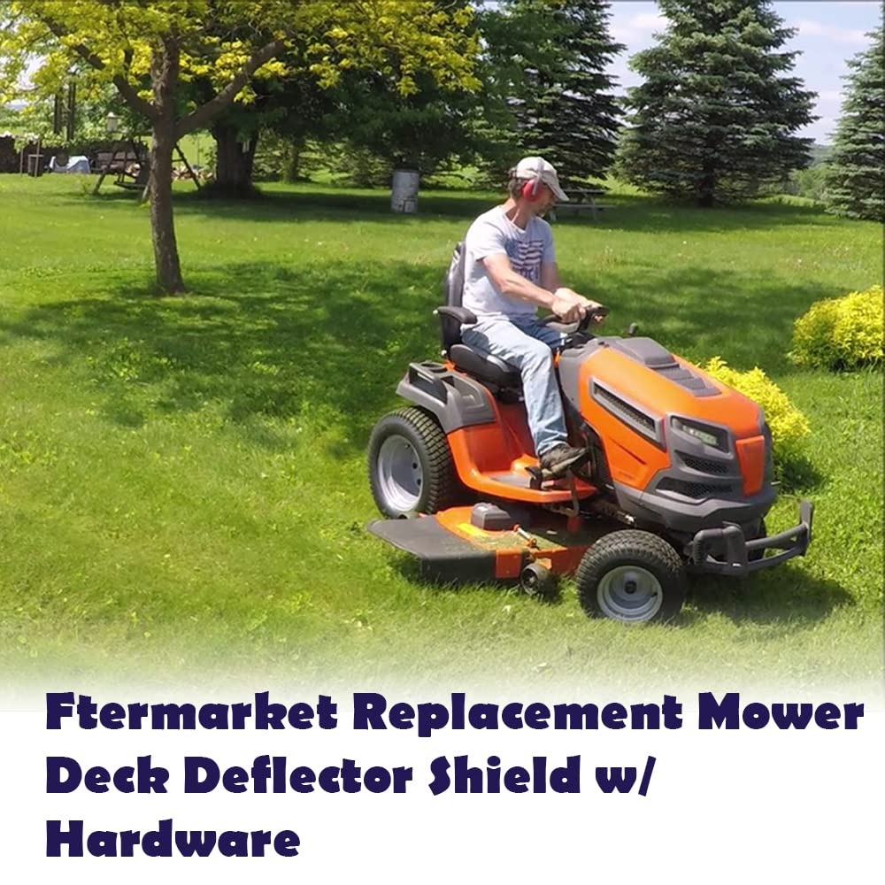 PIT66 42" Deflector Shield Fit Husqvarna/Poulan/Craftsman/Sears
