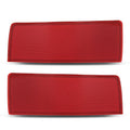 PIT66 Rear Bumper Reflector Lights 1 Pair, Red