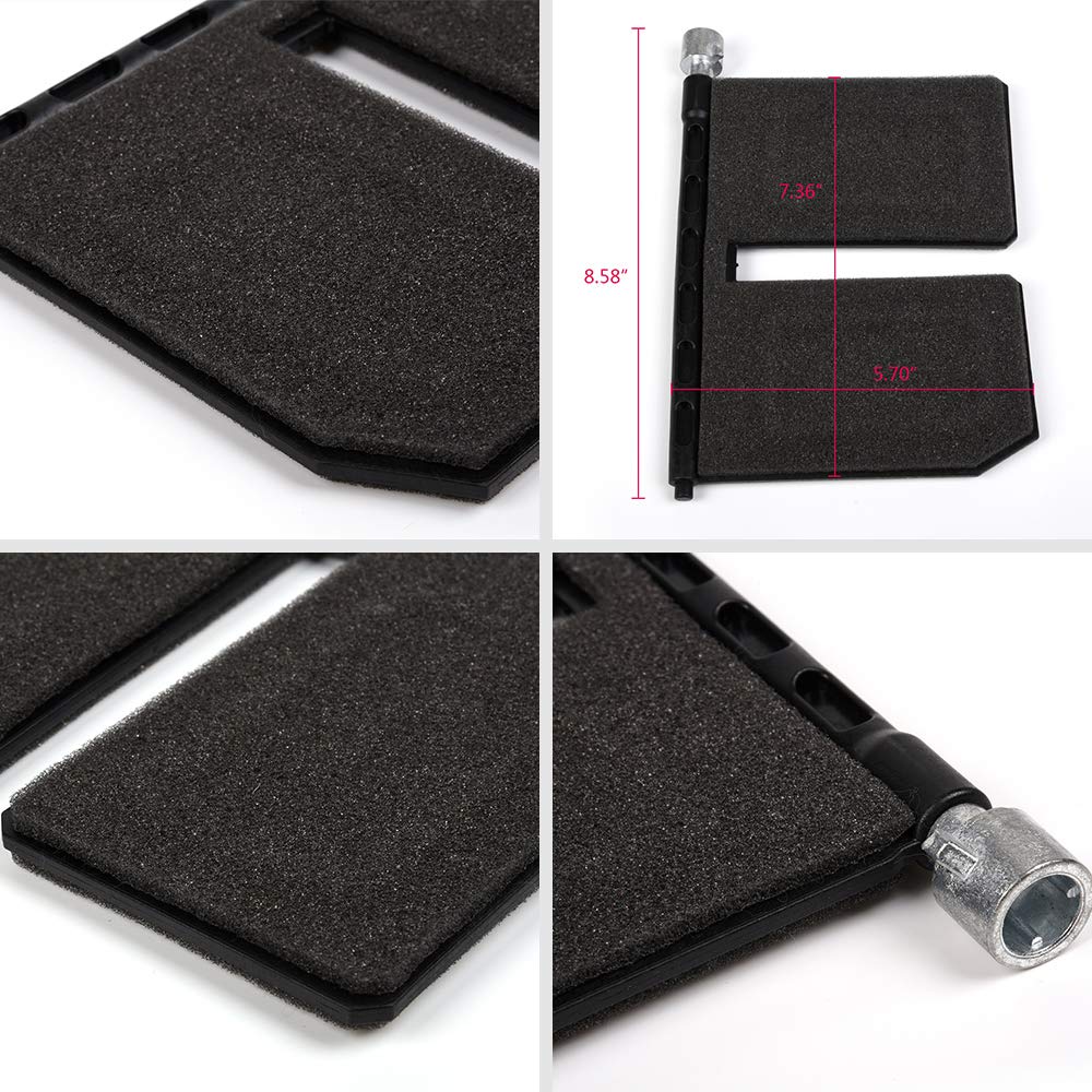 PIT66 Heater Fix Blend Door Repair Kit Compatible with 2002-2006 Dodge Ram 1500/2003-2006 Dodge Ram 2500/3500 New Blendor