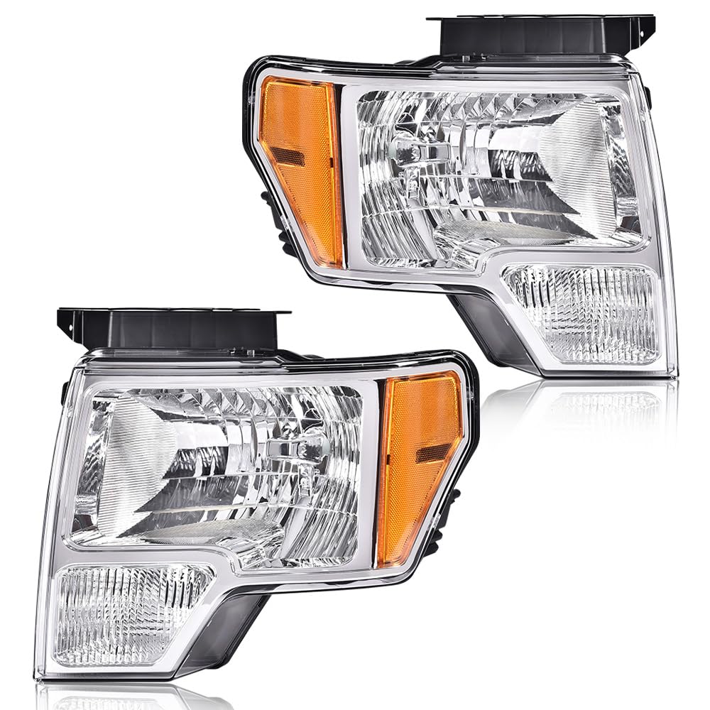 PIT66 Headlights Assembly Fit 2009-2014 Ford F150