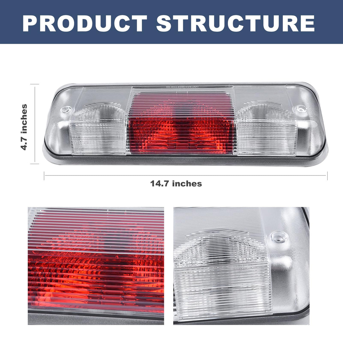 PIT66 3rd Brake Light Compatible with 2004-2008 Ford F150
