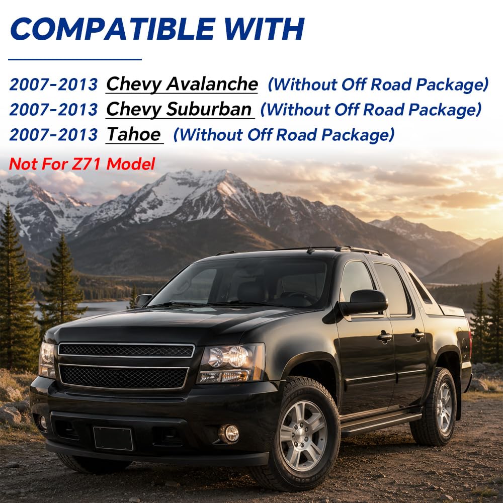 PIT66 Front Air Dam Deflector Fit Chevy Avalanche Tahoe Suburban 2007-2013
