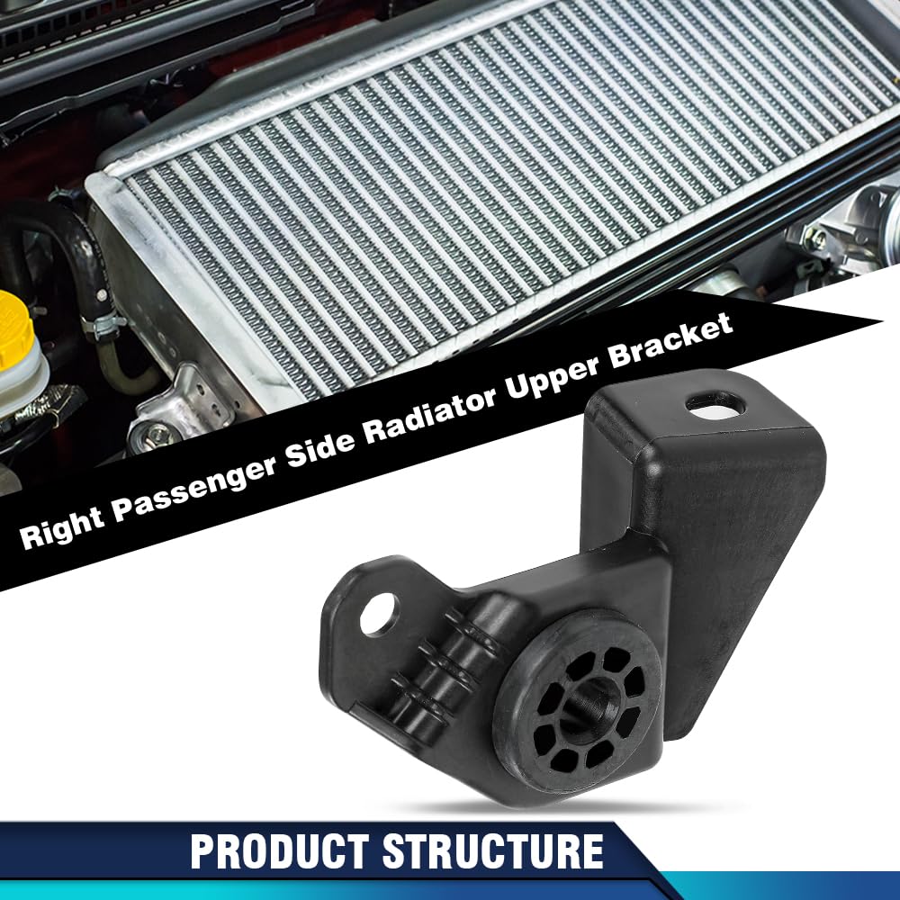 PIT66 Radiator Upper Bracket Right Passenger Side Compatible with Chevy Malibu 2016-2023/Fit Buick Lacrosse 2017-2019 84258381 84258382 22982959