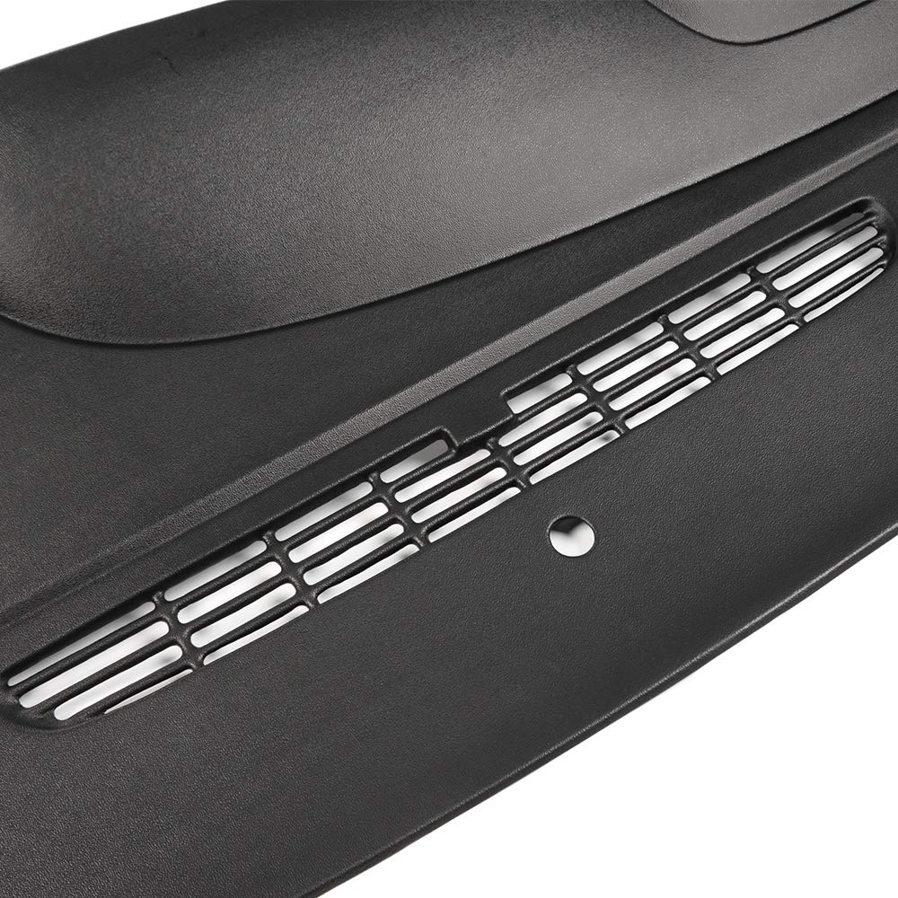 PIT66 TPE Dash Cover Compatible with 2007-2013 Chevy Silverado LS LT WT/GMC Sierra SL SLE WT Dashboard Cover Black