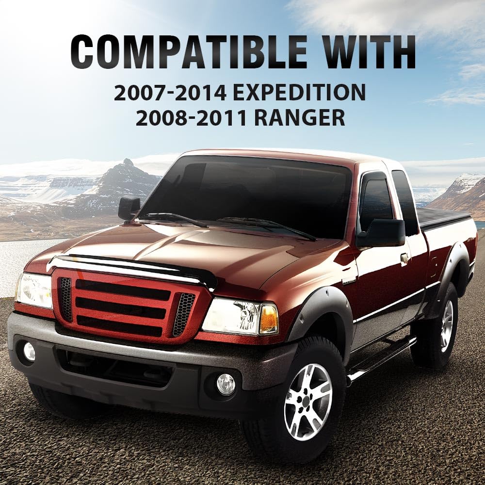 PIT66 Fog Light Compatible with Ford Ranger 2008-2011/Fit Ford Expedition 2007-2014 Fog Driving Lamp Assembly Clear Lens faros antiniebla