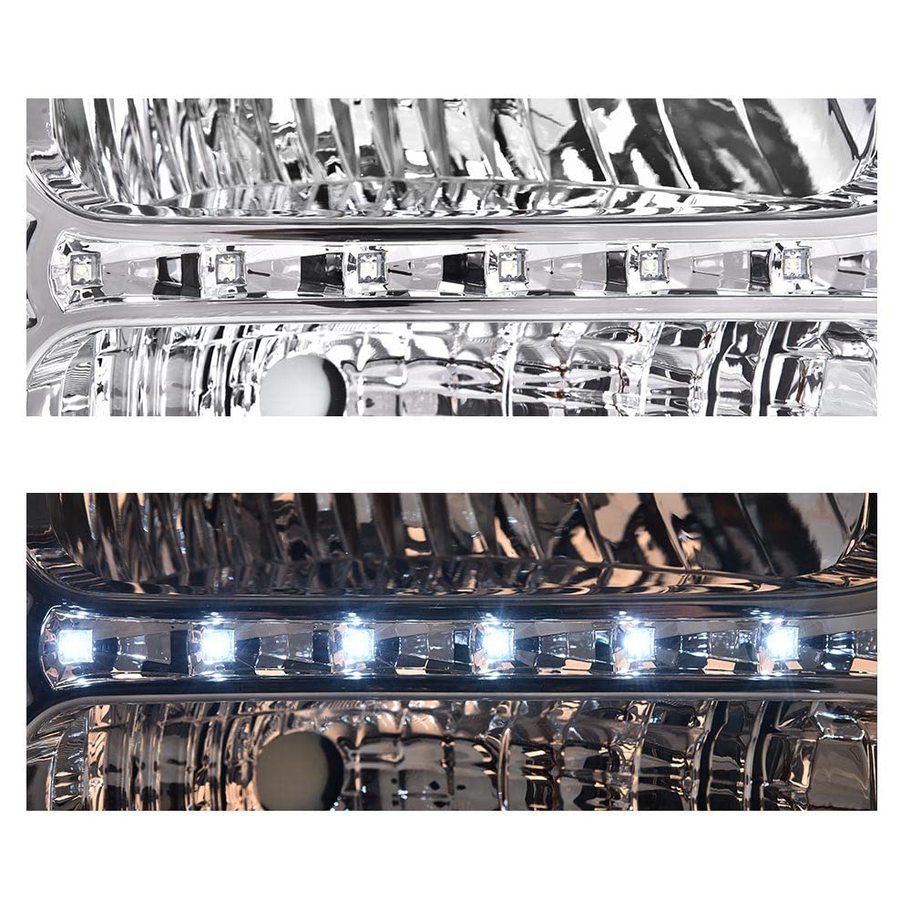 PIT66 LED Point Headlight Fit Ford F250 F350 F450 F550 Super Duty 2005-2007