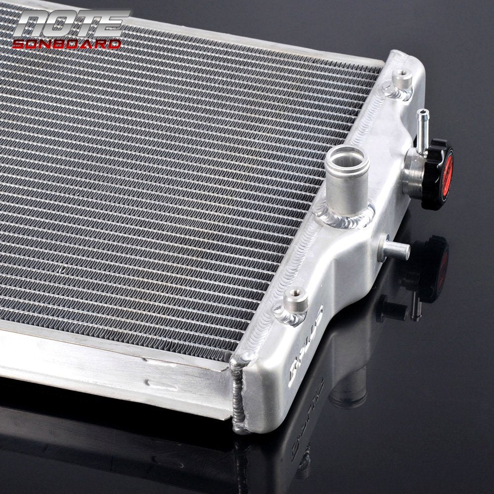 3Row 52MM Aluminum Radiator, Compatible with 92-00 Honda Civic D15 D16 EG EK (In/Out 28mm)